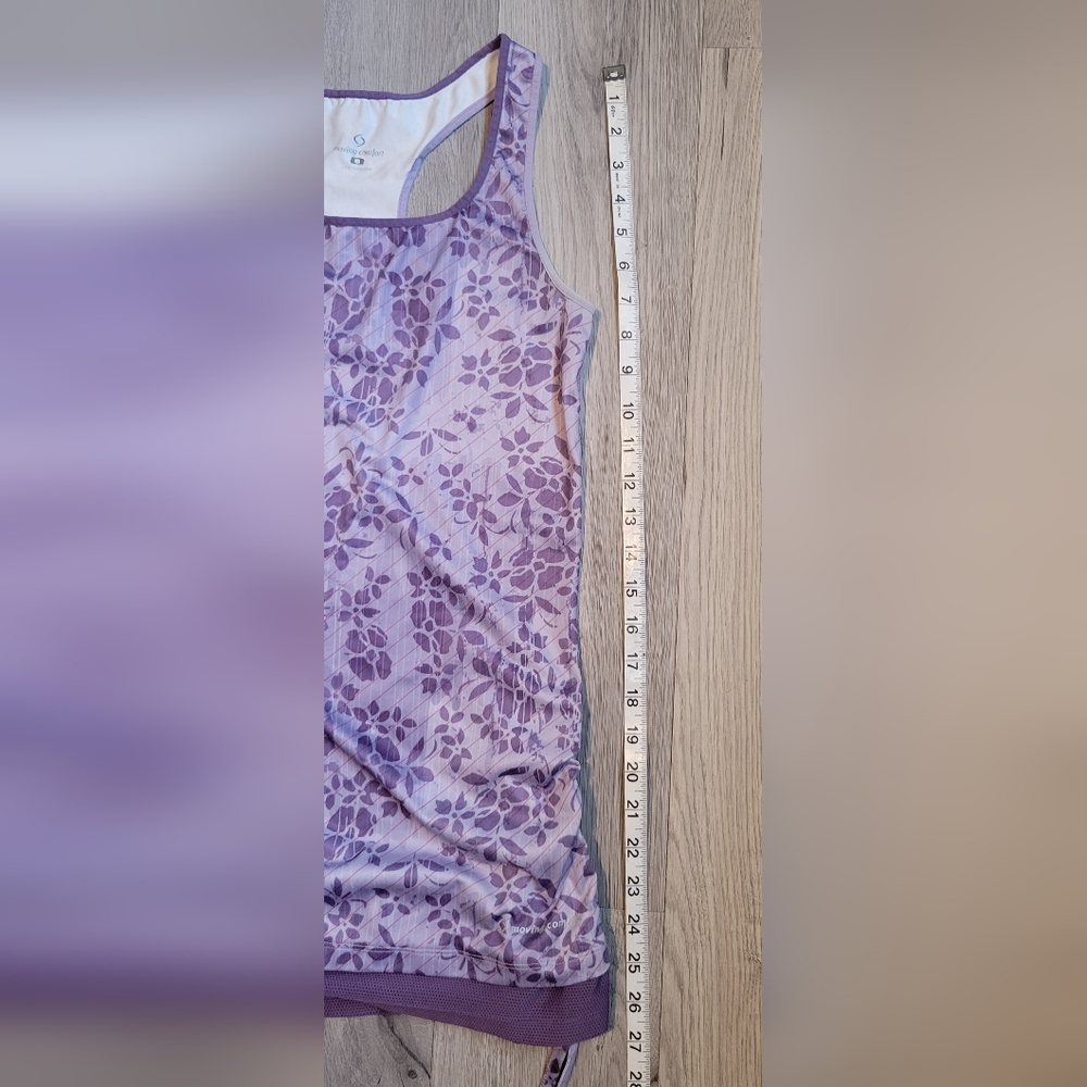 Moving Comfort Rouched Sides Athletic Racerback, Women's Small - Picture 5 of 12